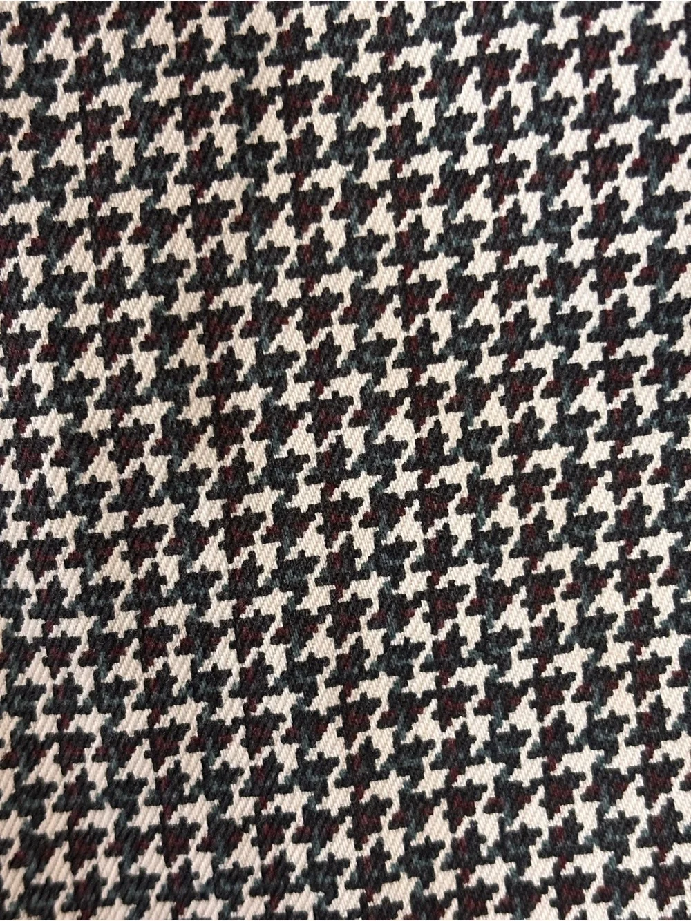 Madewell Mid Rise Kick Out Jeans Houndstooth Check Stretch Women’s Size 29